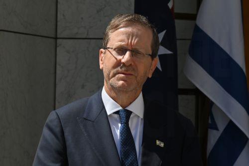 epa12725827 Israel’s President Isaac Herzog meets with Australia’s Prime Minister Anthony Albanese at Parliament House in Canberra, Australia, 11 February 2026.  EPA/MICK TSIKAS AUSTRALIA AND NEW ZEALAND OUT