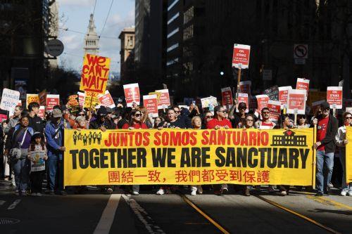 epa12733001 San Francisco teachers, educators and supporters rally and march as the teachers' strike enters its fourth day in San Francisco, California, USA, 12 February 2026. The San Francisco Unified School District (SFUSD) and union representatives continue negotiating a new contract as schools remain closed. The last San Francisco teachers' strike was...