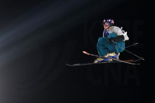 epa12744860 Nils Rhyner from Switzerland competes in the Men's Freestyle Skiing Big Air qualification at the Milano Cortina 2026 Winter Olympic Games, in Livigno, Italy, 15 February 2026.  EPA/SERGEI ILNITSKY