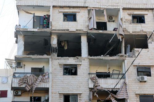 epa12788798 A damaged apartment in a building following an Israeli airstrike in Al Jamous, in Dahieh, southern suburbs of Beirut, Lebanon, 02 March 2026. According to the Lebanese Ministry of Health, at least 31 people were killed and 149 others injured in Israeli airstrikes on Beirut's southern suburb and villages in southern Lebanon.  EPA/WAEL HAMZEH
