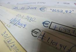 Cheques worth €86,325 bounced in May, a 