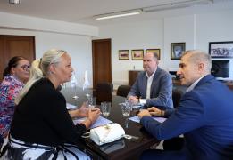 Η επίσκεψη της στο ΚΥΠΕ βήμα για ενίσχυσ