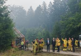 EU mobilises support for wildfires in Be