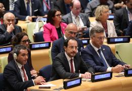 Cyprus President addresses UNGA on Wedne