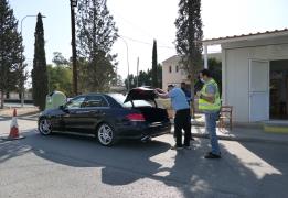 Agios Dometios geçiş noktasındaki genişl