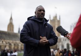 Κέρινο ομοίωμα του Ίντρις Έλμπα παρουσιά