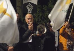 Cypriots protest in London against Turki