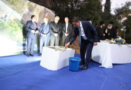 Cyprus President lays foundation stone f