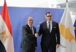 Cyprus-Greece-Egypt trilateral FM meetin
