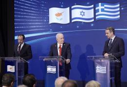 Cyprus, Greece, Israel leaders express d