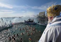 Καθαγιασμός των υδάτων στη Λάρνακα