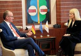 Τη στήριξη Γερμανίας προς Κύπρο εξέφρασε