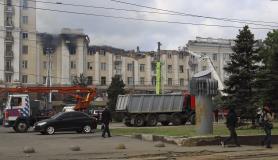Eπίθεση στην πόλη Ντνίπρο της Ουκρανίας