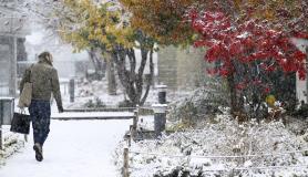 Χιόνια στην Λωζάνη της Ελβετίας