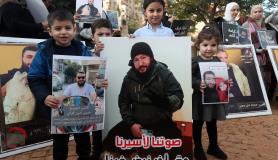 Συγγενείς κρατουμένων σε φυλακές του Ισραήλ σε διαμαρτυρία στη Βηρυτό