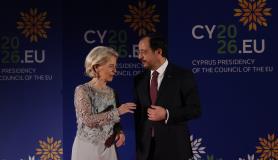 Ο ΠτΔ υποδέχεται επίσημους καλεσμένους τελετής έναρξης Κυπριακής Προεδρίας ΕΕ