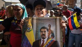 Υποστηρικτές του Μαδούρο στο Καράκας ζητούν την απελευθέρωσή του
