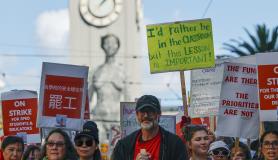 Απεργία εκπαιδευτικών στο Σαν Φρανσίσκο