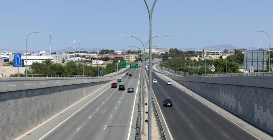 Πυκνή τροχαία κίνηση στον αυτοκινητόδρομ