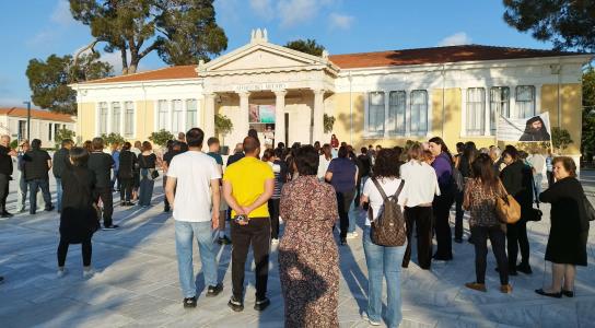 Διαμαρτυρία υποστηρικτών Τυχικού έξω από