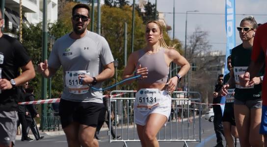 Η Πελενδρίτου έτρεξε στον 14ο Ημιμαραθών