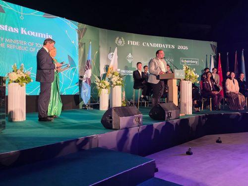 Παγκόσμιο γεγονός το τουρνουά σκακιού που φιλοξενεί η Κύπρος, τονίστηκε στην τελετή έναρξης