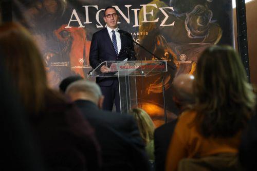 Τελέστηκαν στη Θεσσαλονίκη τα εγκαίνια της έκθεσης «ΑΓΩΝΙΕΣ – Διαμαντής»,