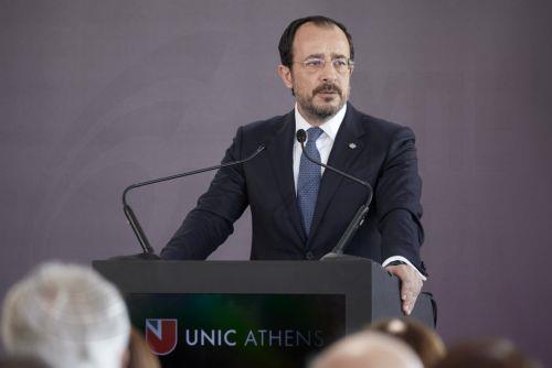 Cumhurbaşkanı, Atina’da eğitimin Kıbrıs ekonomisinin lokomotifi olduğu yeni döneme dikkat çekti