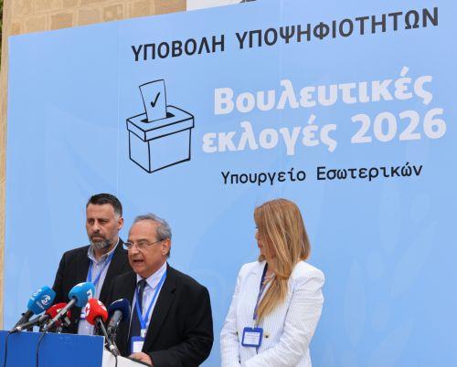 Parliamentary Elections: 261 candidacies from 18 party lists, four independent candidates in Nicosia district