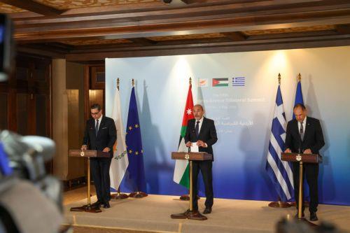 Cyprus, Greece, Jordan FMs tasked with accelerating pace of cooperation, Kombos says