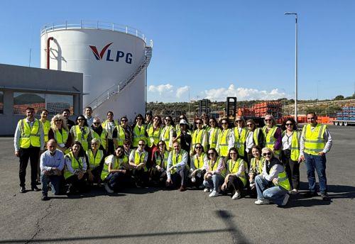 WISTA Cyprus organises visit to Vassilikos LPG Plant