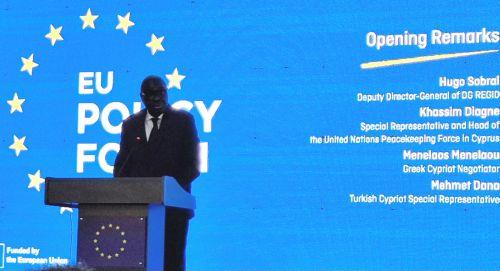 UN official speaks of cautious but meaningful developments in Cyprus issue in recent months