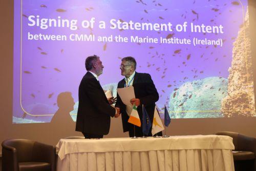 Δήλωση Προθέσεων για συνεργασία μεταξύ CMMI και Marine Institute Ιρλανδίας