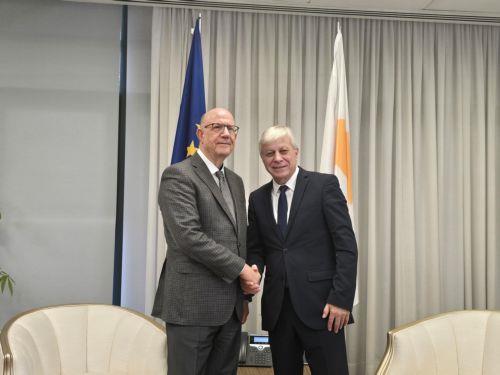 Κυπριακή Προεδρία και αξιοποίηση ευρωπαϊκών κονδυλίων συζήτησαν Κεραυνός-Χριστοφόρου