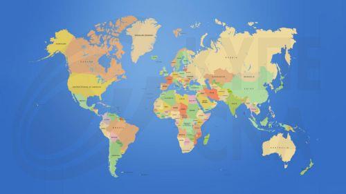 Εκστρατεία Τόγκο για υιοθέτηση από μέλη ΗΕ χάρτη με πραγματικό μέγεθος Αφρικής