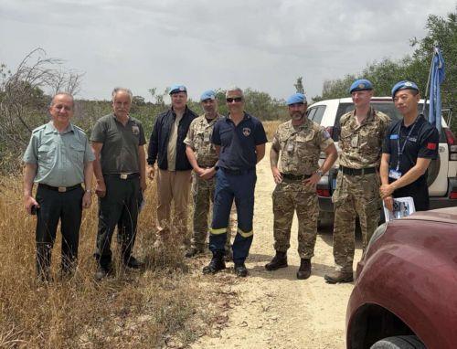 Συντονισμός με τα Ηνωμένα Έθνη για αντιπυρική θωράκιση της Νεκρής Ζώνης