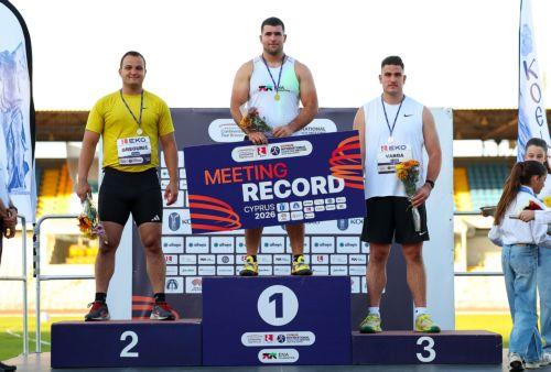 Νέο Παγκύπριο ρεκόρ για τον Ι. Κεσίδη στο EKO International Athletics Meeting