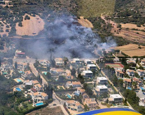 Υπό πλήρη έλεγχο δασική πυρκαγιά στο Νέο Χωριό της  Πάφου