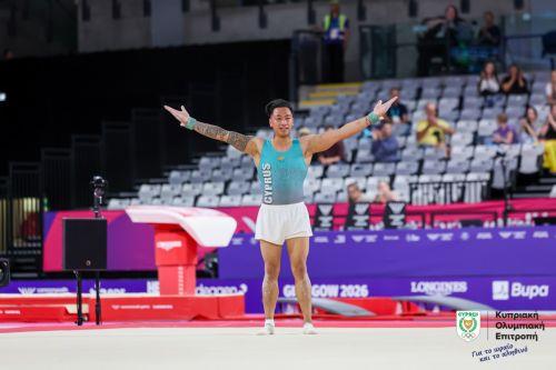 Cyprus comes 5th in Mens Gymnastics at Glasgow Commonwealth Games