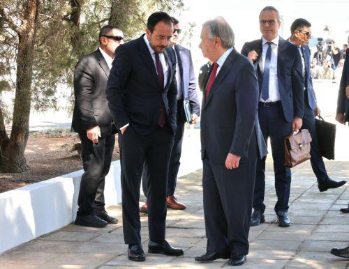 UNSG meeting with Cyprus leaders concludes