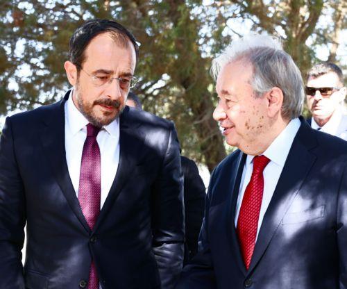 ΠτΔ: Ο Γκουτέρες διαβεβαίωσε ότι θα εργάζεται για πρόοδο στο Κυπριακό μέχρι την τελευταία μέρα της θητείας του [ΒΙΝΤΕΟ]