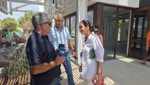 Επίσκεψη Κ. Παπαέλληνα στο Πολιτιστικό Χωριό Λέμπας που ανοίγει τις πόρτες του τον Σεπτέμβριο