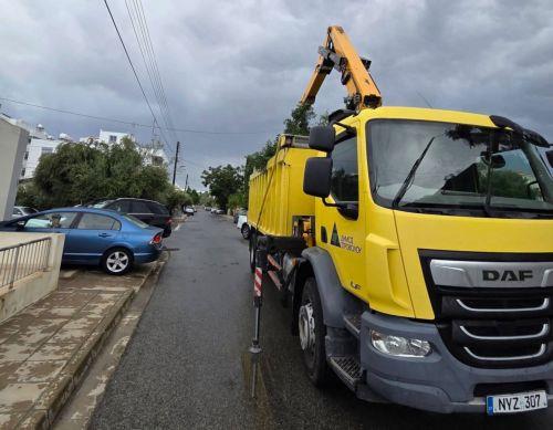 Καταγραφή ζημιών από τα ακραία καιρικά φαινόμενα σε Λάρνακα και Αμμόχωστο