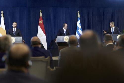 Ενεργειακή, εμπορική και επενδυτική συνεργασία προτάσσουν Κύπρος-Ελλάδα-Αίγυπτος στην Κοινή Διακήρυξη Ηγετών
