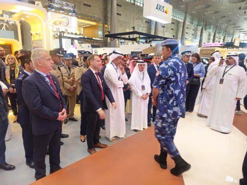 Justice Minister visits Milipol Qatar internal security exhibition