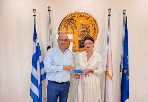 Συνάντηση Βύρα με την Επικεφαλής Διπλωματικής Αποστολής της Γεωργίας στην Κύπρο
