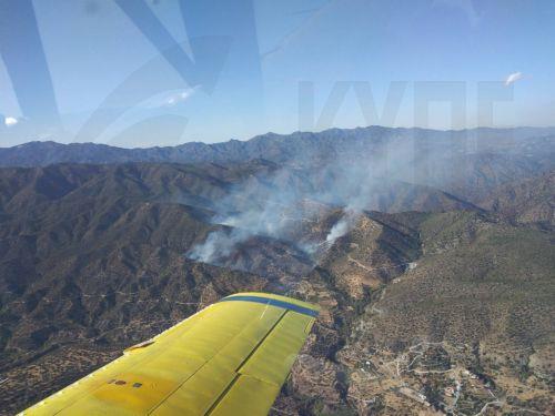 Περιορίστηκε η φωτιά μεταξύ Τάλας και Κοίλης αλλά δεν τέθηκε υπό έλεγχο, δηλώνει ο κοινοτάρχη Κοίλης
