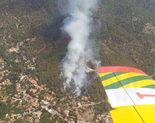 Καμένη έκταση πέντε εκτάρια από πυρκαγιά παρά την Κοινότητα Βυζακιάς