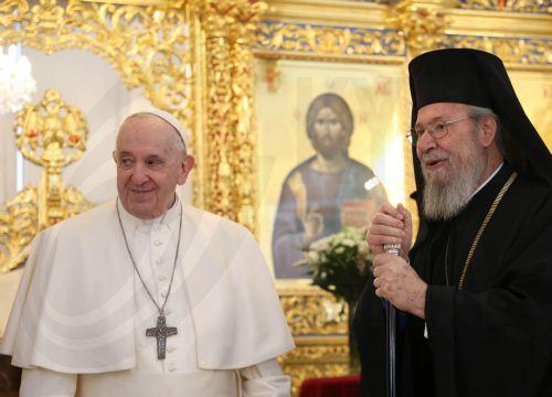 Pope Francis expresses deep gratitude for the Archbishops positive contribution to the full Communion of the Orthodox and the Catholics