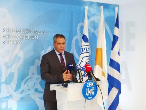 Επανεκλέγηκε, χωρίς ανθυποψήφιο, ο Ανδρέας Μάτσας στη θέση του ΓΓ της ΣΕΚ